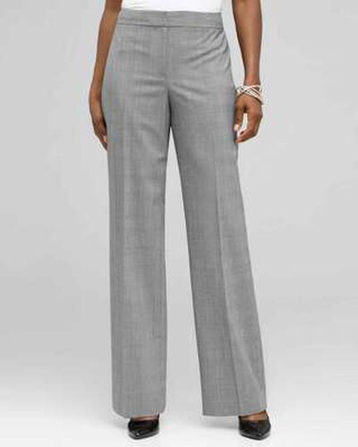 Classic Glen Plaid Pant, Black & Ivory, medium, image 1
