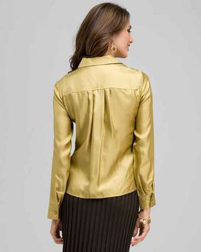 Shimmer Blouse, Fennel, medium, image 2
