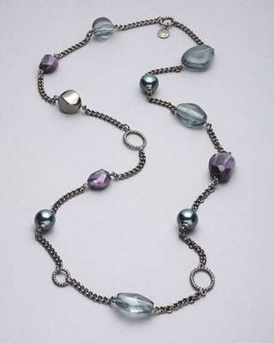 Light Hematite Necklace, Hematite, medium, image 1