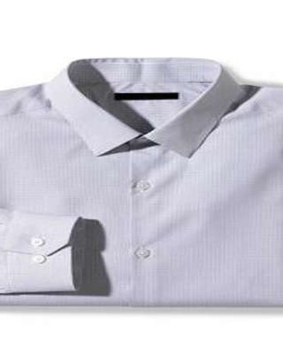Modern Striped Dress Shirt, Blue, medium, image 1