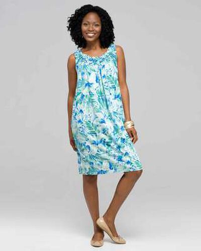 Floral Smock Tank Dress, Multi, medium, image 1