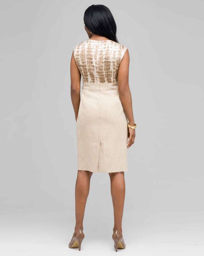 Mixed Media Dress., Chino Multi, large, image 2