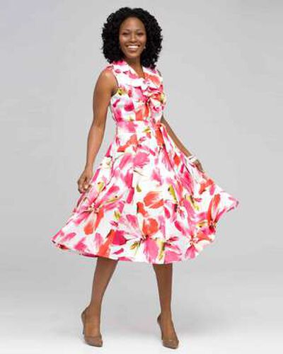 Floral Dress, Hot Pink Combo, medium, image 1