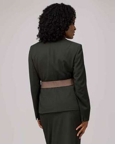 Belted Safari Jacket, Laurel, medium, image 2