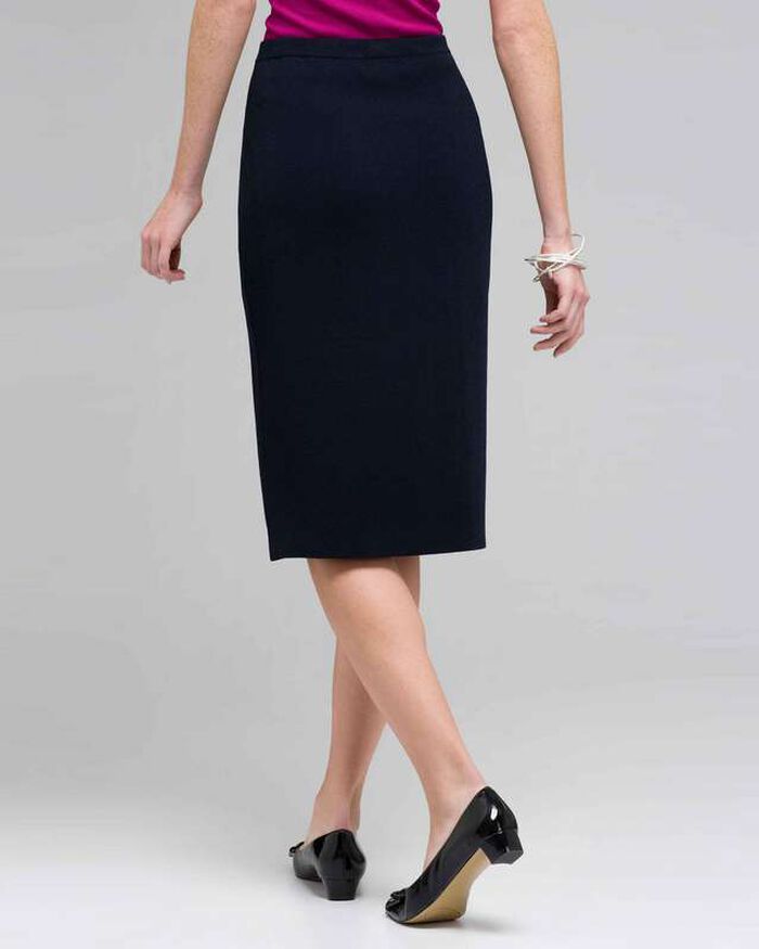 Heine Knitted Colourblock Dress, Black, large, image 4