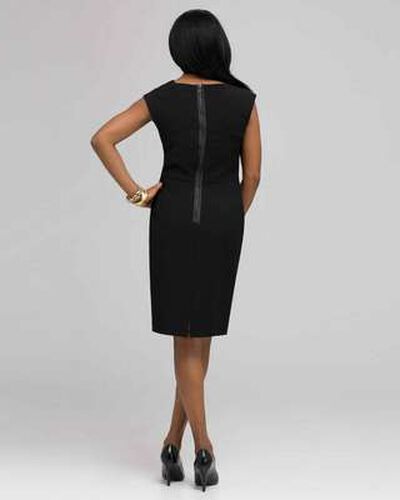 Boardroom Sheath Dress, Black, medium, image 2
