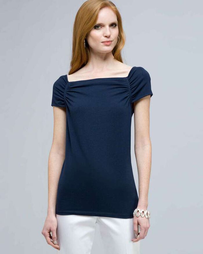 Platinum V Neck Suit Dress, Black, large, image 4