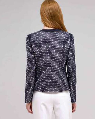Textured Zip Front Jacket, Ink Multi, medium, image 2