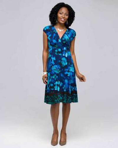 Floral Jersey Dress (Petite), Ink Multi, medium, image 1