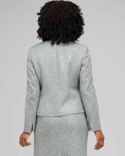 Fringe Trim Jacket, Zinc Multi, medium, image 2