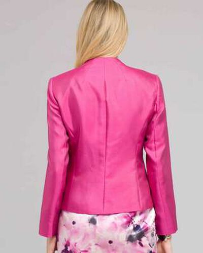 2 Flap Pocket Jacket, Cerise, medium, image 2