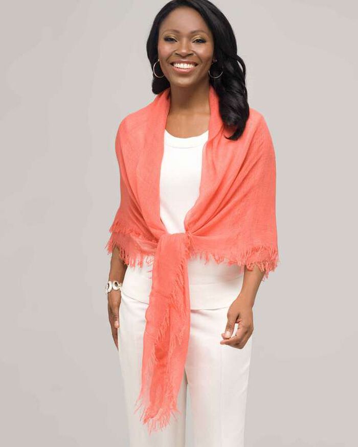 Solid Luxe Scarf, , large, image 1